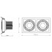 Светильник Vivo Luce Glissando 2 LED 2x44